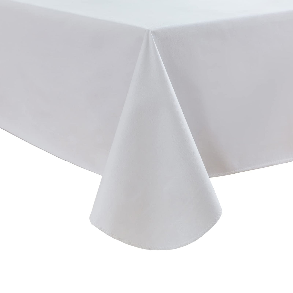 LIBERECOO Vinyl Tablecloth with Flannel Backing, Grass Green, Waterproof, Stain-Resistant, Easy-Clean Table Cover for Holiday, Dining, Kitchen, and Outdoor Use, 60" x 60" Square