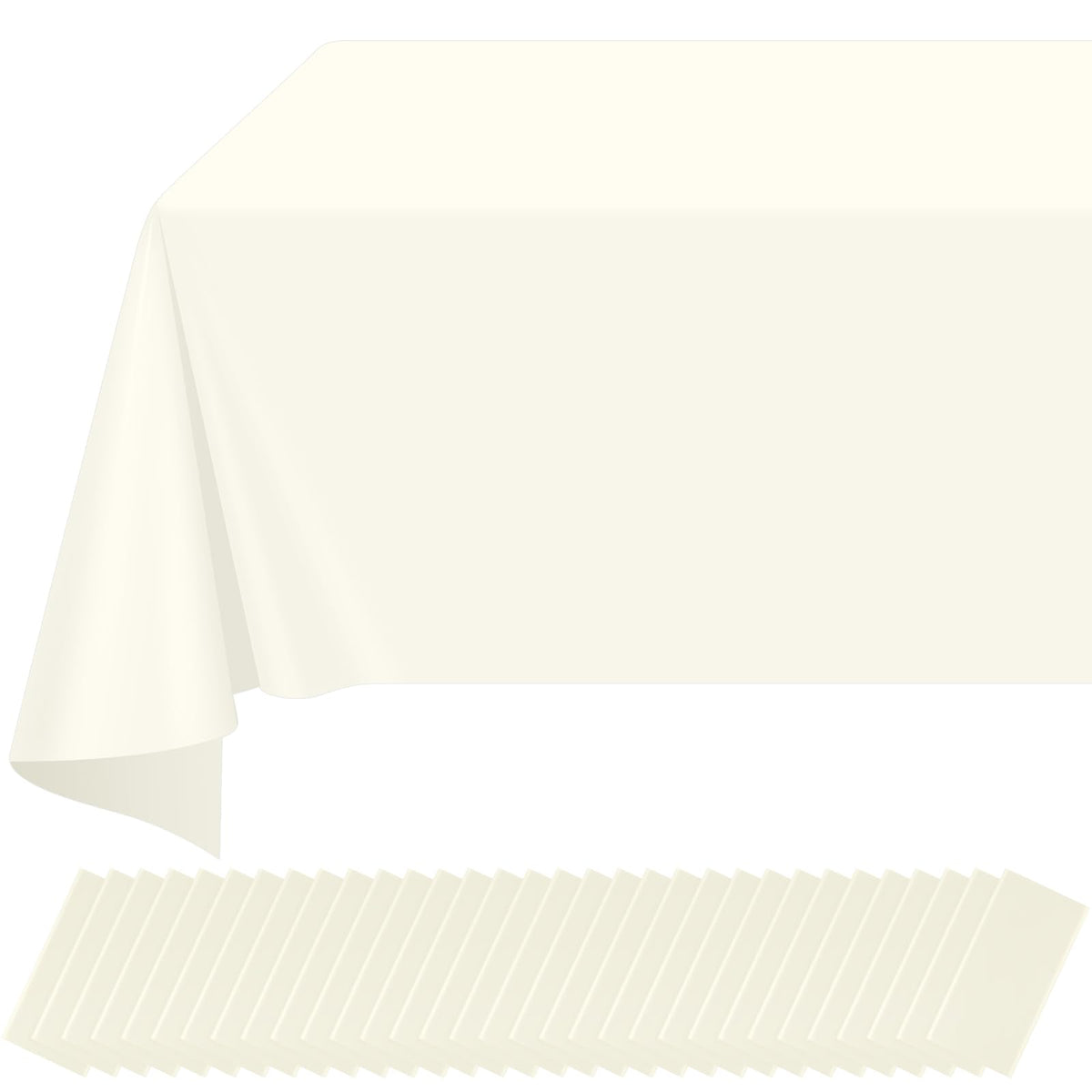 12Pack Sage Green Plastic Checkered Tablecloth, Premium Decorative Disposable Sage Green Gingham Plaid Table Cloths for Parties, Rectangle Party Table Cover for Picnic Birthday Wedding, 54x108 Inch