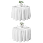 VidaFete Tablecloth 10 Pack 120inch Round Table Cloth Polyester, Navy Blue