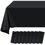 12Pack Sage Green Plastic Checkered Tablecloth, Premium Decorative Disposable Sage Green Gingham Plaid Table Cloths for Parties, Rectangle Party Table Cover for Picnic Birthday Wedding, 54x108 Inch