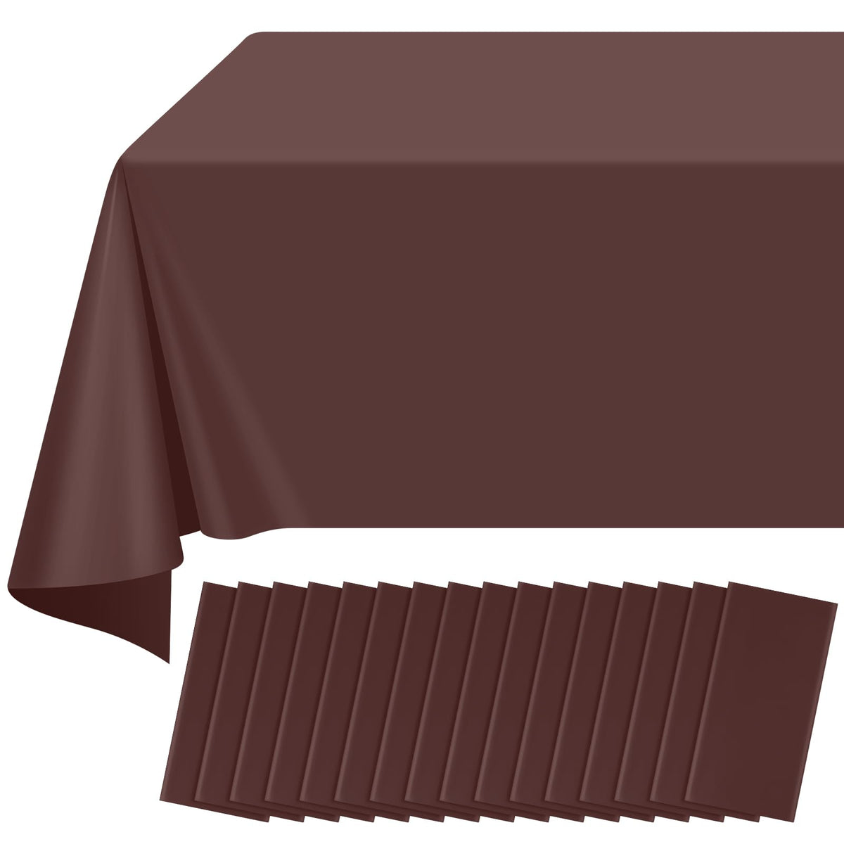 12Pack Sage Green Plastic Checkered Tablecloth, Premium Decorative Disposable Sage Green Gingham Plaid Table Cloths for Parties, Rectangle Party Table Cover for Picnic Birthday Wedding, 54x108 Inch