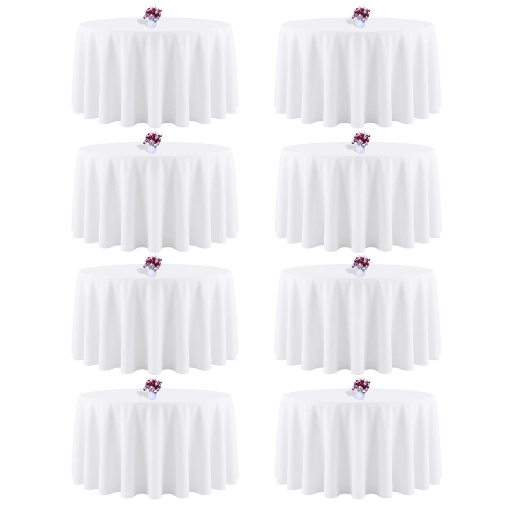 Black Tablecloths Rectangle 60 x 102 Inch, 12 Pack