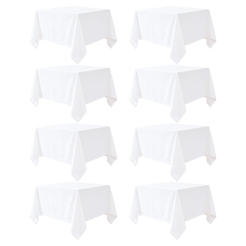 Black Tablecloths Rectangle 60 x 102 Inch, 12 Pack