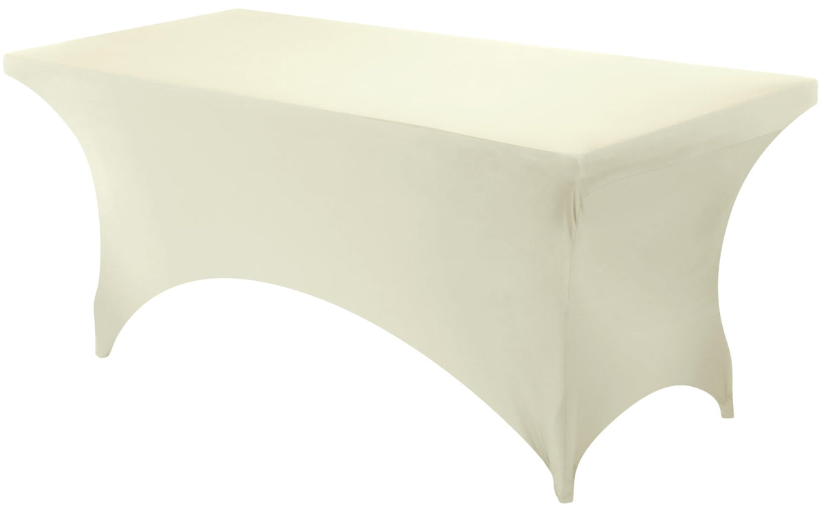 Utopia Kitchen Spandex Table Cloth 2 Pack [6FT, 72Lx30Wx30H Inch, Pink]