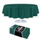 Grandipity Plastic Table Cloth Disposable 12 Pack 54” x 108” Rectangle