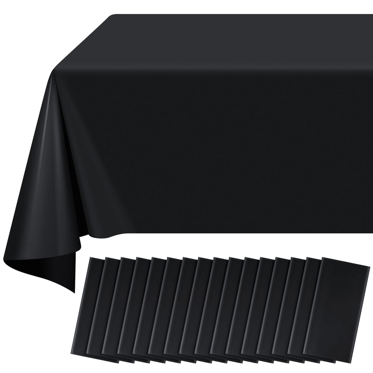 12Pack Sage Green Plastic Checkered Tablecloth, Premium Decorative Disposable Sage Green Gingham Plaid Table Cloths for Parties, Rectangle Party Table Cover for Picnic Birthday Wedding, 54x108 Inch