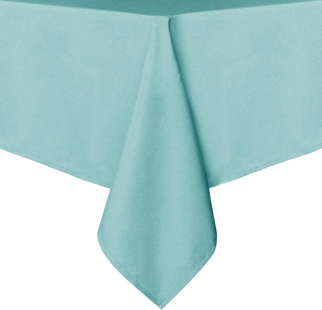 sancua White Table Cloths Rectangular, 8 Pack 90x132 Inch Tablecloths
