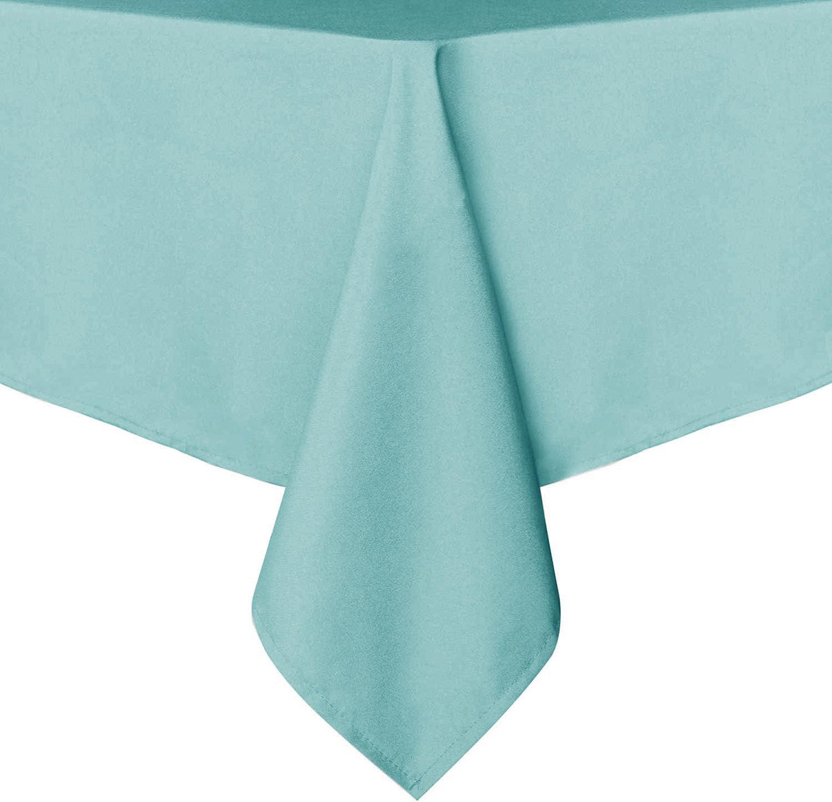 sancua White Table Cloths Rectangular, 8 Pack 90x132 Inch Tablecloths