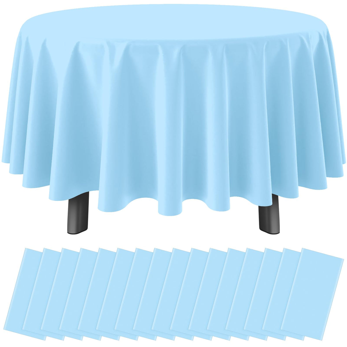 12Pack Sage Green Plastic Checkered Tablecloth, Premium Decorative Disposable Sage Green Gingham Plaid Table Cloths for Parties, Rectangle Party Table Cover for Picnic Birthday Wedding, 54x108 Inch
