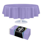 Grandipity Plastic Table Cloth Disposable 12 Pack 54” x 108” Rectangle