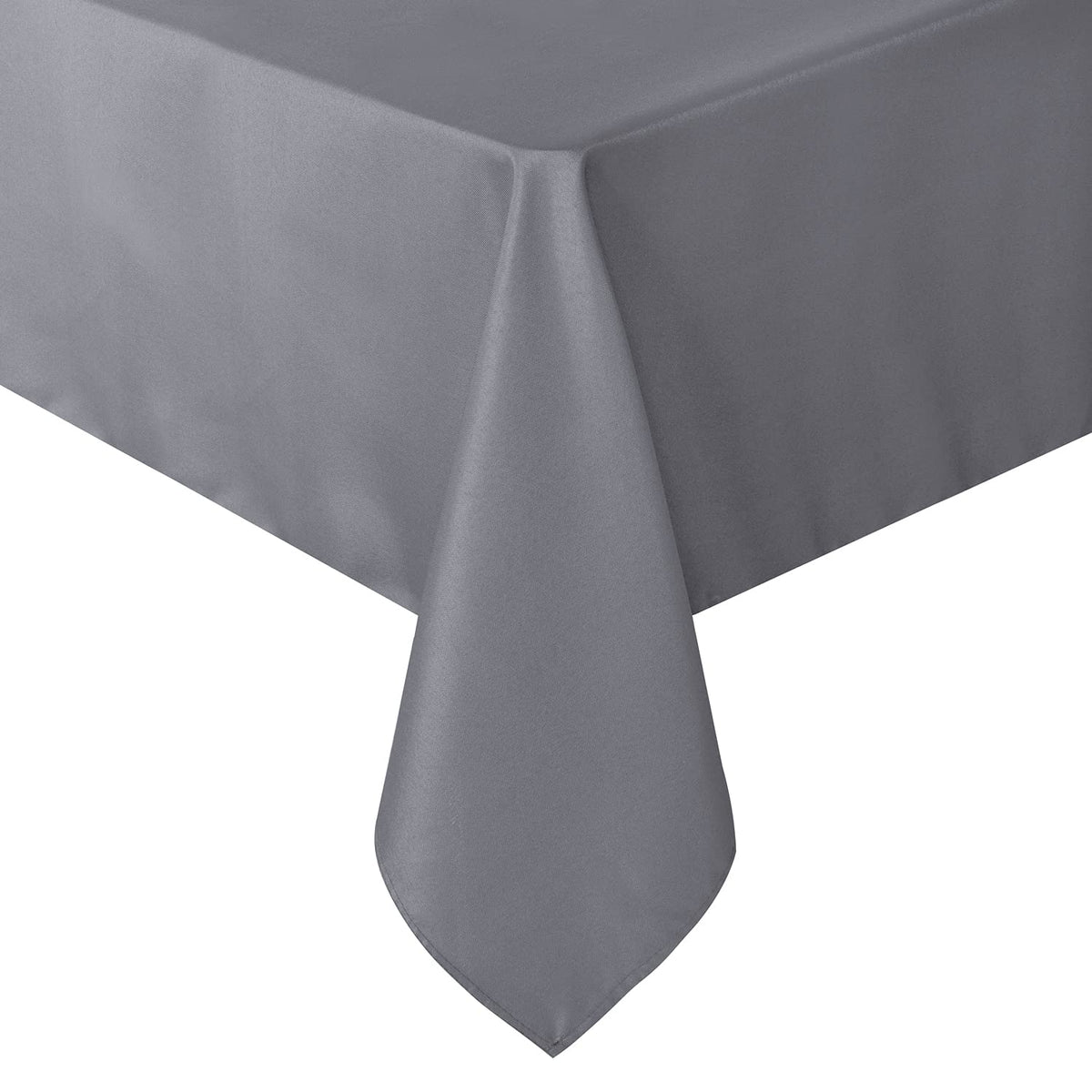 sancua White Table Cloths Rectangular, 8 Pack 90x132 Inch Tablecloths
