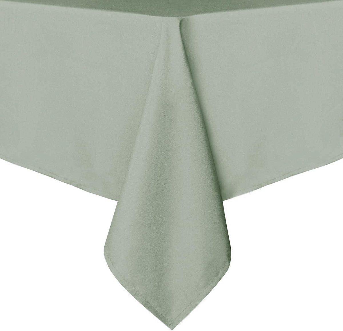 sancua White Table Cloths Rectangular, 8 Pack 90x132 Inch Tablecloths