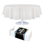 Grandipity Plastic Table Cloth Disposable 12 Pack 54” x 108” Rectangle