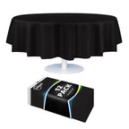 Grandipity Plastic Table Cloth Disposable 12 Pack 54” x 108” Rectangle
