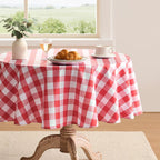 Gingham Tablecloth Rectangle Checkered Tablecloth Washable