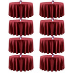 Black Tablecloths Rectangle 60 x 102 Inch, 12 Pack