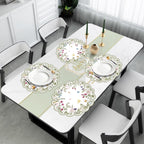 50 PCS Paper Placemats Disposable, Vintage Wildflower Place Mats