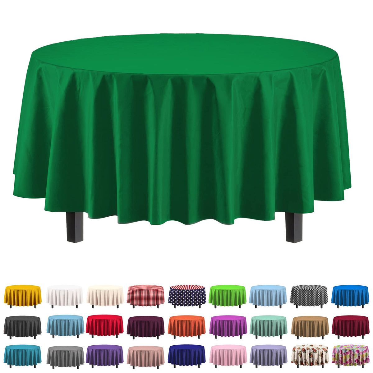 Exquisite Purple Plastic Table Cloth Disposable 6 Pack - 54 x 108 Inch Rectangle Tablecloth for 6 Foot Tables - Waterproof Table Cover for Party Wedding Birthday Graduation BBQ Catering