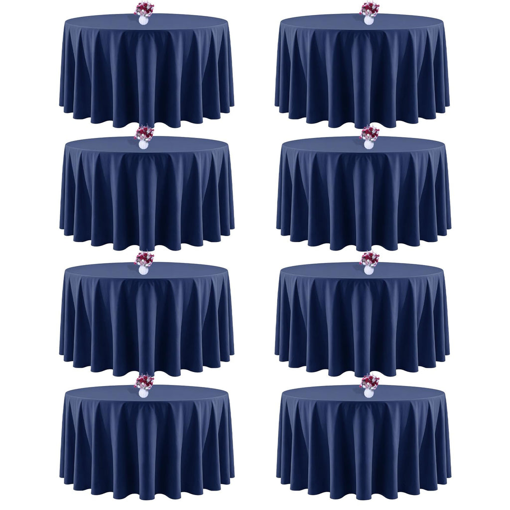 Black Tablecloths Rectangle 60 x 102 Inch, 12 Pack