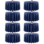 Black Tablecloths Rectangle 60 x 102 Inch, 12 Pack