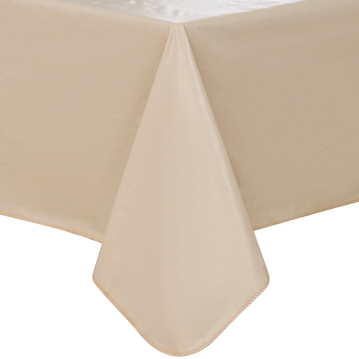 Heavy Duty Vinyl Tablecloth with Flannel Backing Waterproof Oil-Proof Plastic Table Cloth Stain-Resistant Wipeable Rectangle or Square Table Cover for Indoor and Outdoor (Color Checkered,54x54 Inch)