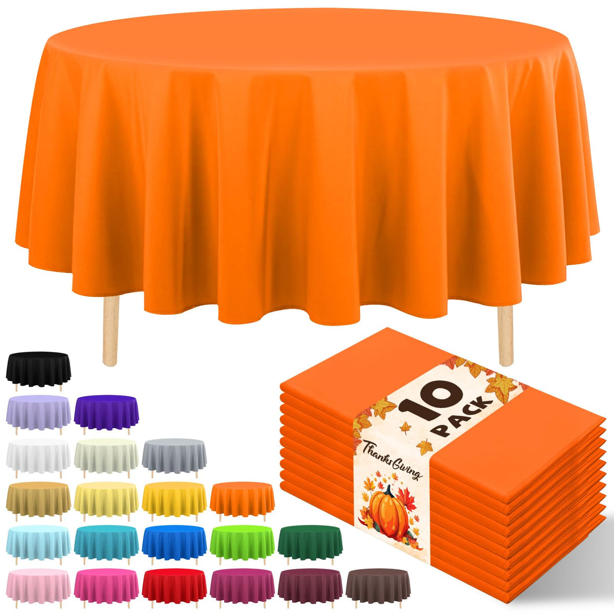10 Pack Silver Grey Plastic Tablecloth 54x108 Inch Disposable Waterproof Rectangle Table Cover for Party Birthday Wedding Picnic Outdoor