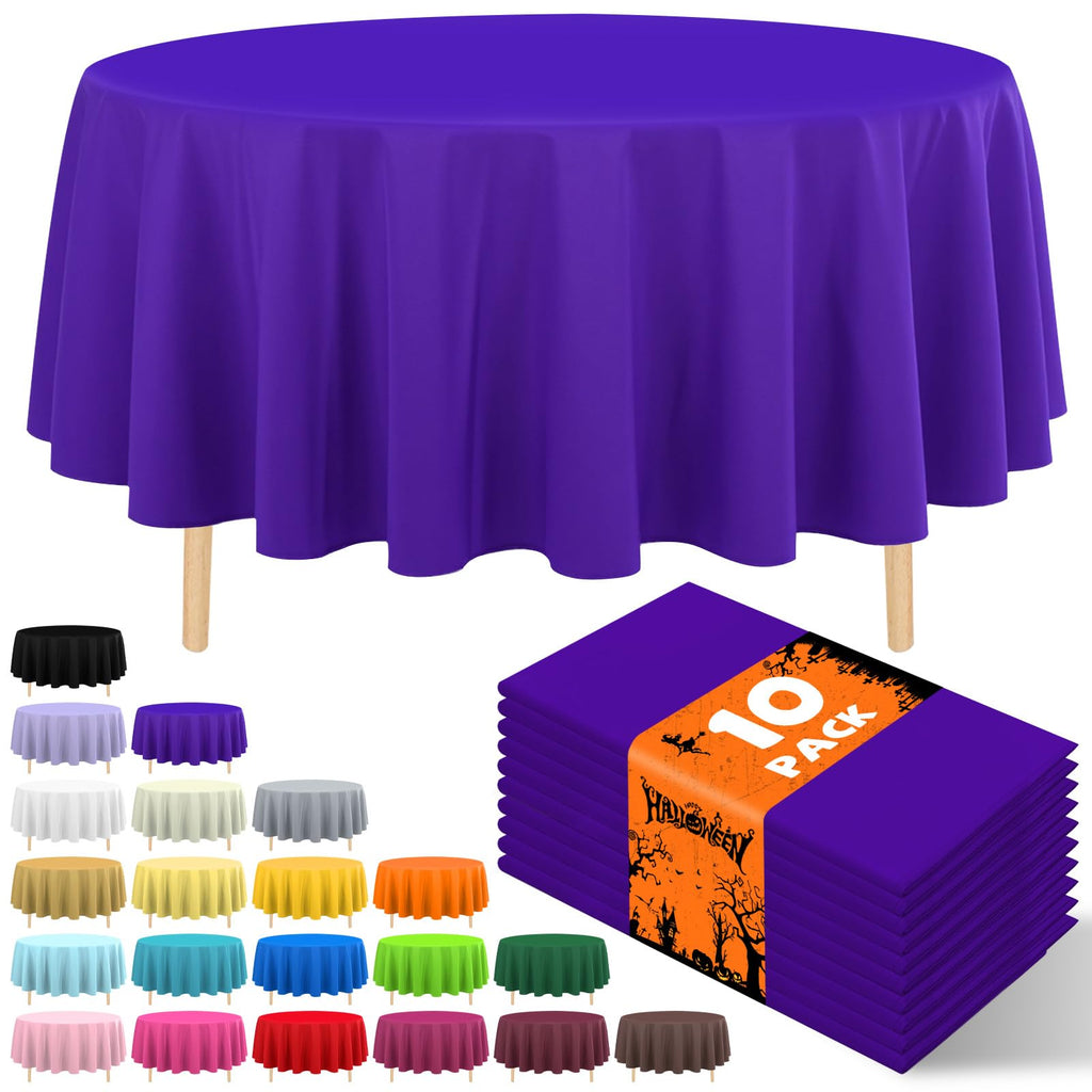 10 Pack Silver Grey Plastic Tablecloth 54x108 Inch Disposable Waterproof Rectangle Table Cover for Party Birthday Wedding Picnic Outdoor