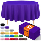 10 Pack Silver Grey Plastic Tablecloth 54x108 Inch Disposable Waterproof Rectangle Table Cover for Party Birthday Wedding Picnic Outdoor