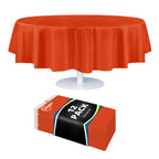 Grandipity Plastic Table Cloth Disposable 12 Pack 54” x 108” Rectangle