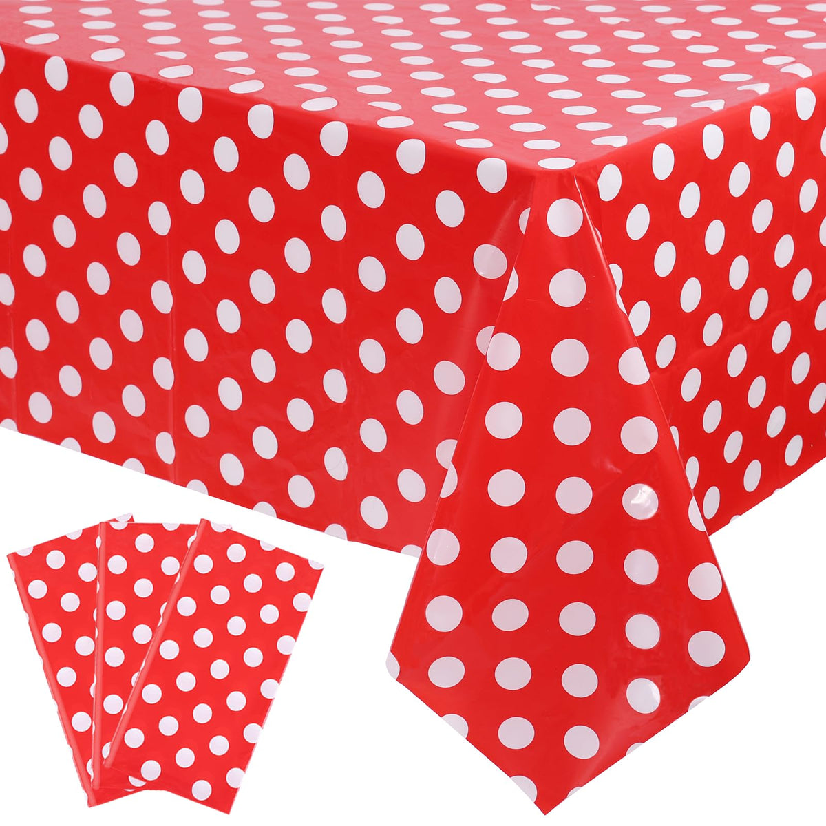 Kesfey 3 Packs Light Blue Gingham Tablecloth Pale Blue and White Checkered Tablecloths 54 x 108 Inches Disposable Plastic Gingham Tablecovers Waterproof Rectangle Picnic Table Cover for Birthday Party