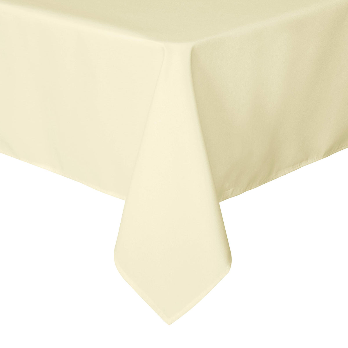 sancua White Table Cloths Rectangular, 8 Pack 90x132 Inch Tablecloths