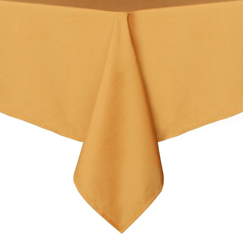 sancua White Table Cloths Rectangular, 8 Pack 90x132 Inch Tablecloths