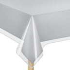 Elaine Karen Clear Plastic Table Cover Protector 54''x72'' Rectangular