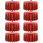 Black Tablecloths Rectangle 60 x 102 Inch, 12 Pack