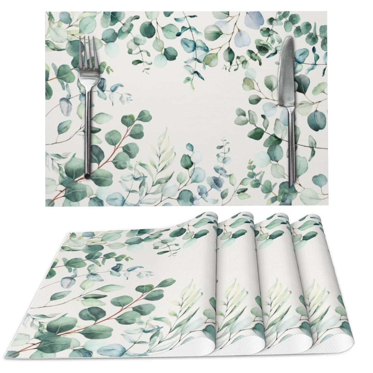 Fruits Placemats Set of 4 Washable Table Place Mats for Dining Kitchen Party Decor