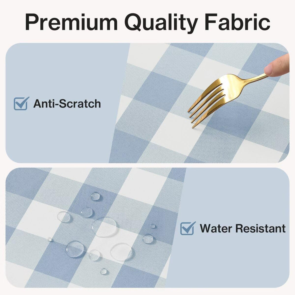 Gingham Tablecloth Rectangle Checkered Tablecloth Washable