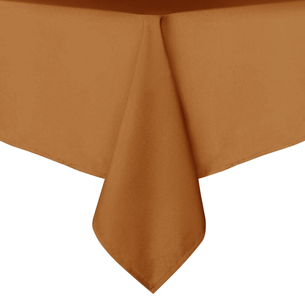 sancua White Table Cloths Rectangular, 8 Pack 90x132 Inch Tablecloths