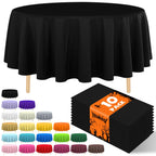 10 Pack Silver Grey Plastic Tablecloth 54x108 Inch Disposable Waterproof Rectangle Table Cover for Party Birthday Wedding Picnic Outdoor