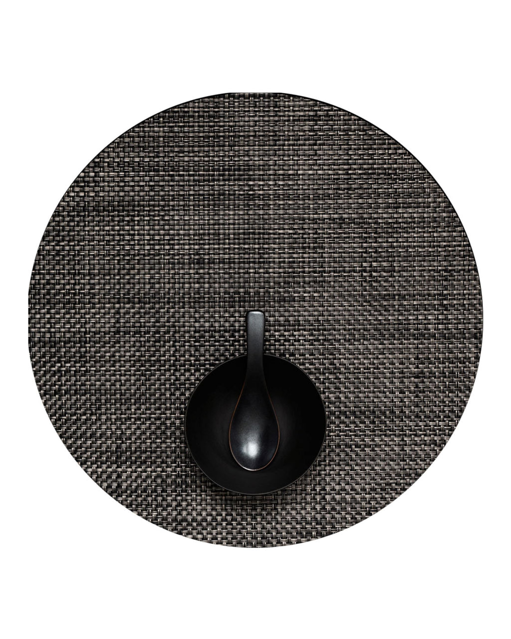 Chilewich Basketweave Placemats, Woven Round Placemats Set of 4