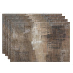 Emvency Farmhouse Placemats Set of 4, 12x18 Inch, Modern Abstract