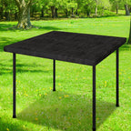 Smiry Rectangle Table Cloth, Waterproof Plastic Table Cover for 5FT Tables