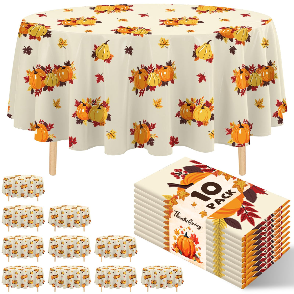 10 Pack Silver Grey Plastic Tablecloth 54x108 Inch Disposable Waterproof Rectangle Table Cover for Party Birthday Wedding Picnic Outdoor