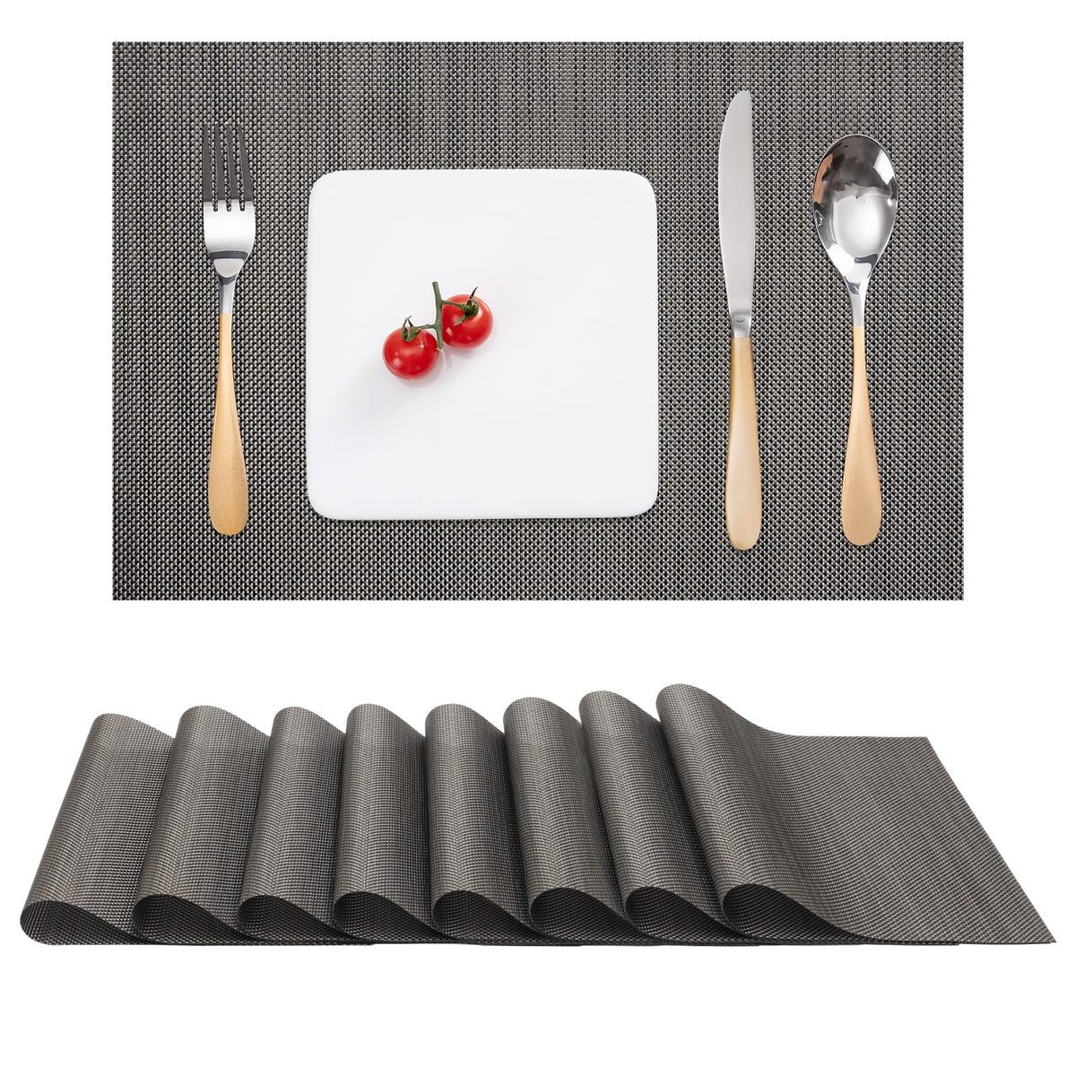 Myir JUN Placemats Set of 8 Kitchen and Dining Table Placemats