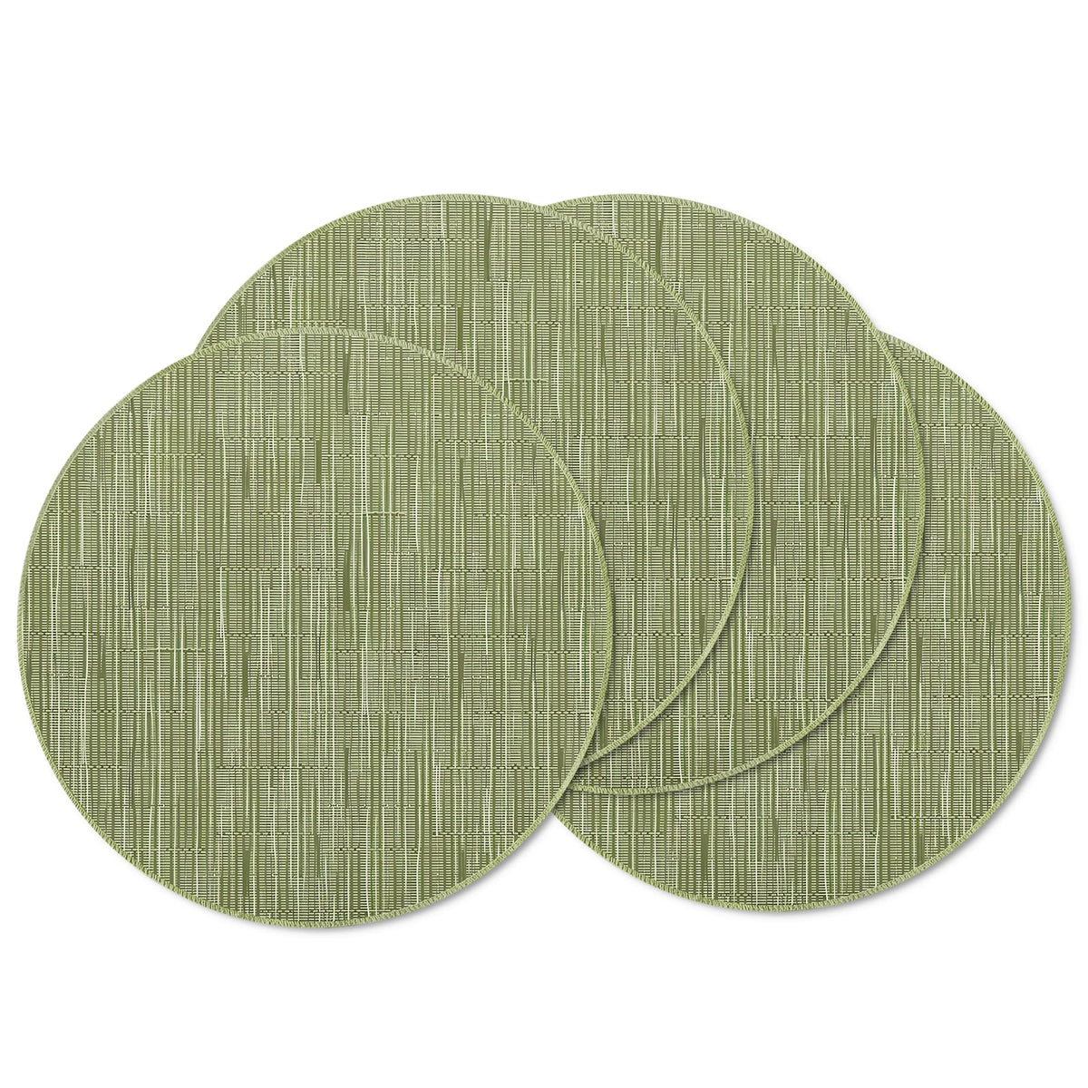 Niviy Placemats, Placemats Set of 4 Washable Place Mats, Green 12" x 18"