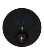 Chilewich Basketweave Placemats, Woven Round Placemats Set of 4