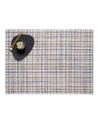 Chilewich Basketweave Placemats, Woven Round Placemats Set of 4