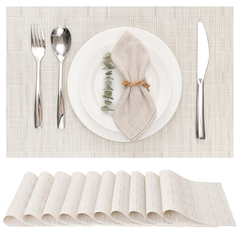 Myir JUN Placemats Set of 8 Kitchen and Dining Table Placemats