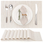 Myir JUN Placemats Set of 8 Kitchen and Dining Table Placemats