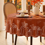 Softalker Fall Tablecloth Rectangle 60 x 84 Inch, Thanksgiving Home Decor