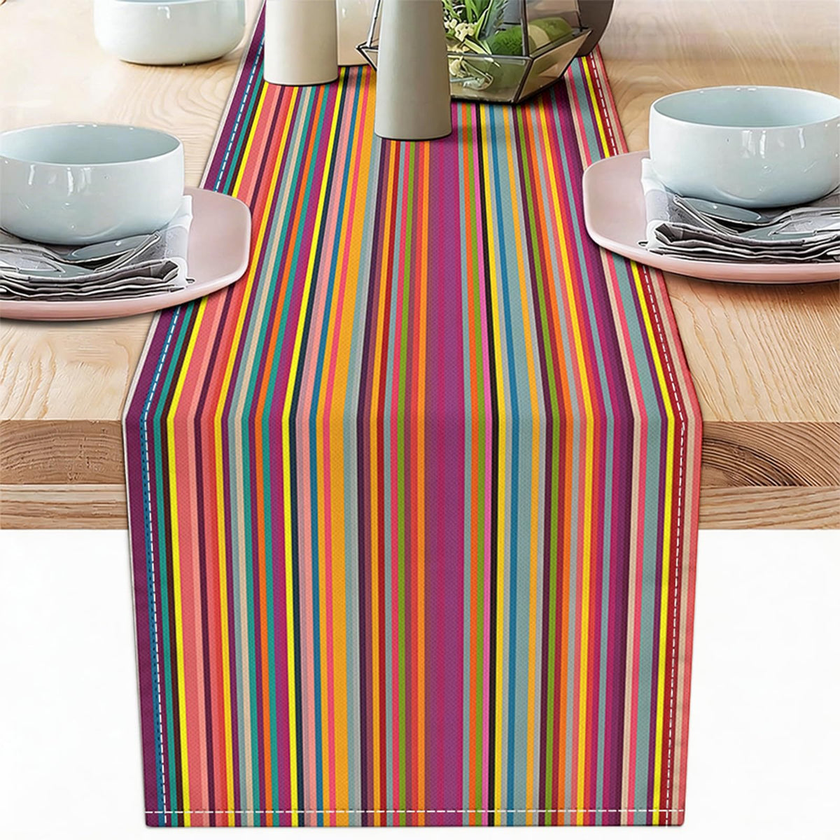 Niviy Placemats, Placemats Set of 4 Washable Place Mats, Green 12" x 18"